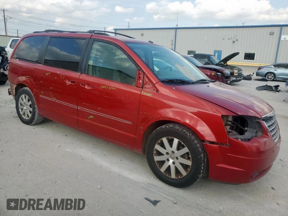 2008 Chrysler Town & Country Touring with VIN 2A8HR54P68R115953, listed as a Copart auction lot 55044125 with 184,457 mi miles and Salvage Title. Bid and sale history available at DreamBid. Image 4.