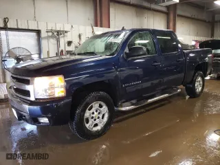 2007 Chevrolet Silverado 1500 LTZ with VIN 2GCEK13M871709875, listed as a Copart auction lot 49225245 with 170,632 mi miles and Salvage Title. Bid and sale history available at carsss.com. Image 1.
