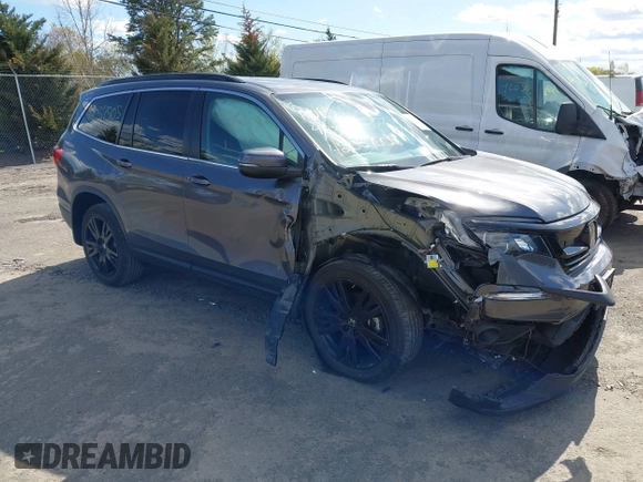 2022 Honda Pilot Special Edition with VIN 5FNYF6H25NB096680, listed as a IAAI auction lot 42057505 with 46,673 mi miles and . Bid and sale history available at DreamBid. Image 1.