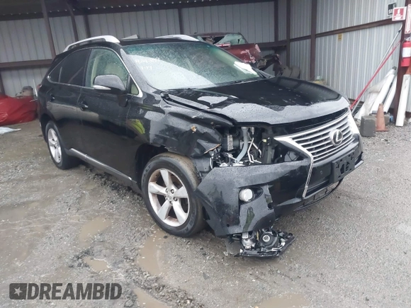 2014 Lexus RX 350 with VIN JTJBK1BA9E2460815, listed as a IAAI auction lot 41695555 with 113,852 mi miles and . Bid and sale history available at DreamBid. Image 1.