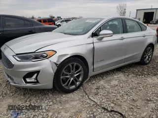 2019 Ford Fusion Hybrid Titanium with VIN 3FA6P0RU1KR222518, listed as a Copart auction lot 66924692 with 64,249 mi miles. Bid and sale history available at carsss.com. Image 1.
