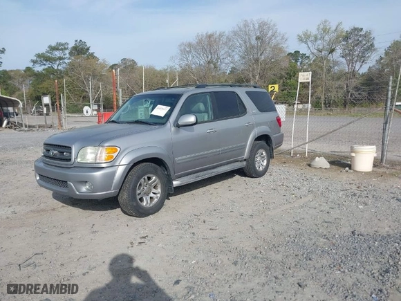 2004 Toyota Sequoia SR5 with VIN 5TDZT34A14S235027, listed as a IAAI auction lot 41853637 with 339,948 mi miles. Bid and sale history available at carsss.com. Image 2.