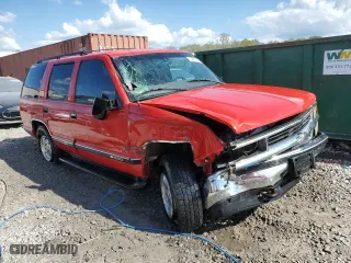 1997 Chevrolet Tahoe with VIN 1GNEK13R2VJ430914, listed as a Copart auction lot 74280024 with 209,824 mi miles and Salvage Title. Bid and sale history available at carsss.com. Image 4.