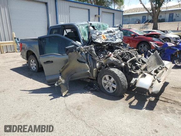 2021 Ford F-150 XL with VIN 1FTFX1E56MKE66445, listed as a Copart auction lot 58535595 with Not provided miles and Salvage title. Bid and sale history available at DreamBid. Image 4.