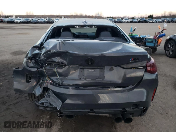 2022 BMW M4 Competition xDrive with VIN WBS43AZ0XNCH64490, listed as a Copart auction lot 79733964 with 50,350 mi miles and Salvage Title. Bid and sale history available at carsss.com. Image 6.