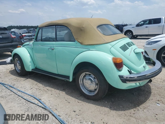 1977 Volkswagen Beetle with VIN 1572044306, listed as a Copart auction lot 63711884 with 45,754 mi miles and Salvage Title. Bid and sale history available at DreamBid. Image 2.
