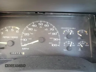 1996 Chevrolet Silverado 1500 with VIN 1GCEC14W7TZ165173, listed as a Copart auction lot 86273094 with 168,737 mi miles and Salvage Title. Bid and sale history available at DreamBid. Image 9.