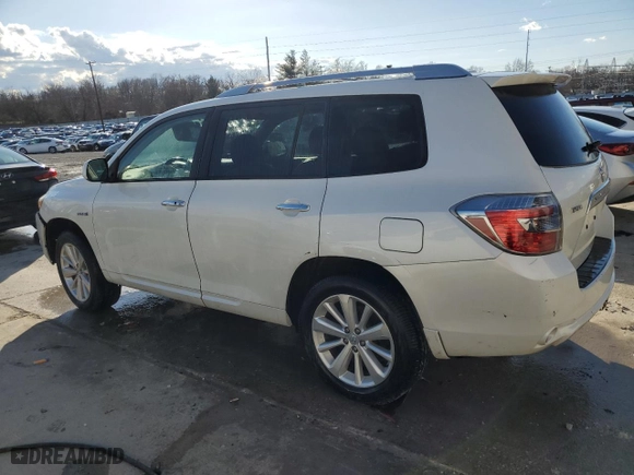 2009 Toyota Highlander Hybrid Limited with VIN JTEEW44A092028215, listed as a Copart auction lot 42351505 with 205,471 mi miles and Non Repairable. Bid and sale history available at carsss.com. Image 2.