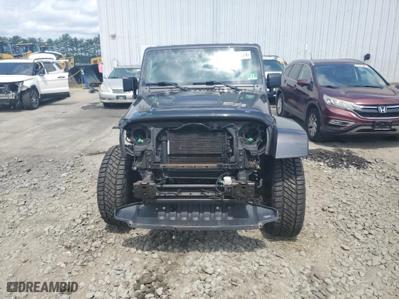 2018 Jeep Wrangler JK Unlimited Sahara with VIN 1C4BJWEG8JL873719, listed as a Copart auction lot 64660824 with 110,413 mi miles and Salvage Title. Bid and sale history available at carsss.com. Image 5.