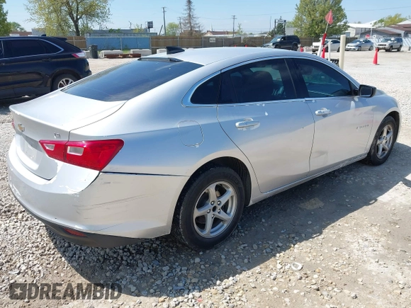 2016 Chevrolet Malibu LS with VIN 1G1ZB5STXGF266695, listed as a IAAI auction lot 42205185 with 166,139 mi miles and . Bid and sale history available at carsss.com. Image 4.