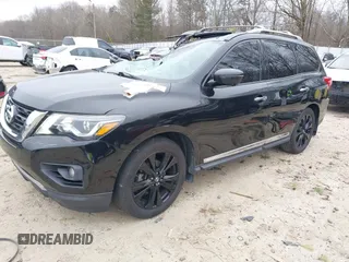 2017 Nissan Pathfinder SV with VIN 5N1DR2MN5HC679665, listed as a IAAI auction lot 41385888 with 104,498 mi miles and . Bid and sale history available at DreamBid. Image 2.