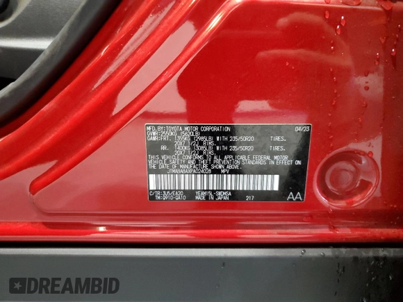 2023 Subaru Solterra Premium с VIN JTMABABAXPA024028, выставлен на аукционе Copart как лот 73780443 с пробегом 4 074 миль миль и . История ставок и продаж доступна на DreamBid. Изображение 12.