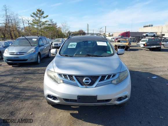 2012 Nissan Murano SV with VIN JN8AZ1MW2CW222866, listed as a IAAI auction lot 40714313 with 117,430 mi miles. Bid and sale history available at carsss.com. Image 6.