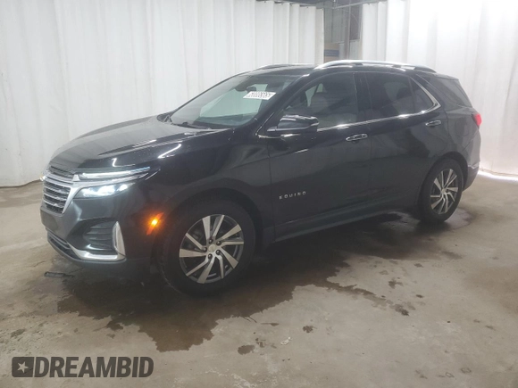 2023 Chevrolet Equinox Premier z VIN 3GNAXNEG2PL240836, wystawiony jako Copart lot #60086565 z przebiegiem 39 716 mil mil oraz Czysty tytuł • Clean title. Historia ofert i sprzedaży dostępna na DreamBid. Obrazek 1.