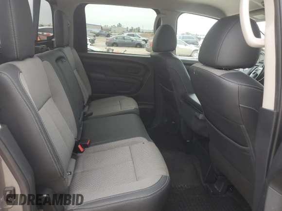 2021 Nissan Titan SV with VIN 1N6AA1EE2MN507967, listed as a Copart auction lot 45288265 with 53,293 mi miles and Salvage title. Bid and sale history available at DreamBid. Image 10.