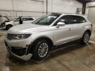 2017 Lincoln MKX Select with VIN 2LMPJ8KR3HBL11048, listed as a Copart auction lot 88952455 with 116,041 mi miles and Salvage Title. Bid and sale history available at carsss.com. Image 1.
