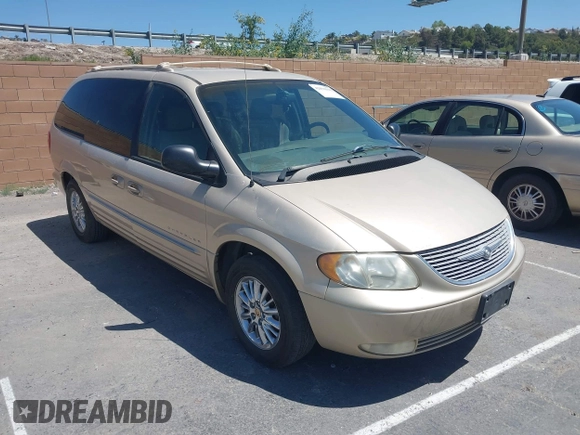 2001 Chrysler Town & Country Limited with VIN 2C8GP64L31R241168, listed as a IAAI auction lot 42094315 with 213,800 mi miles. Bid and sale history available at carsss.com. Image 1.