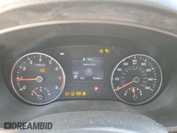 2021 Kia Sportage EX with VIN KNDPNCAC9M7936755, listed as a Copart auction lot 53895995 with 38,386 mi miles and Salvage title. Bid and sale history available at DreamBid. Image 9.