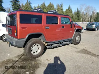 2003 Hummer H2 with VIN 5GRGN23U03H138619, listed as a Copart auction lot 46567985 with 89,974 mi miles and Clean Title. Bid and sale history available at carsss.com. Image 3.