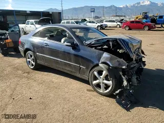 2005 Mercedes-Benz CLK-Class 3.2L with VIN WDBTJ65J25F129259, listed as a Copart auction lot 83461304 with 0 mi miles and Salvage Title. Bid and sale history available at carsss.com. Image 11.