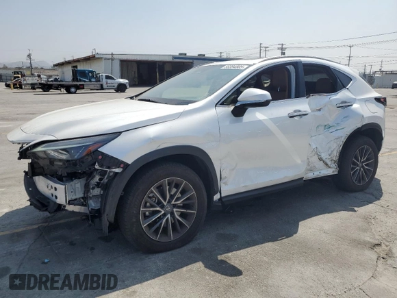 2024 Lexus NX 250 Premium with VIN JTJGDCAZ2R5015128, listed as a Copart auction lot 58384805 with 23,453 mi miles and Salvage title. Bid and sale history available at DreamBid. Image 1.