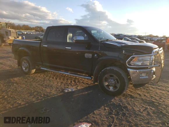 2012 Ram 2500 Laramie Longhorn with VIN 3C6UD5GL6CG100341, listed as a Copart auction lot 81321864 with 251,186 mi miles and Clean Title. Bid and sale history available at carsss.com. Image 4.