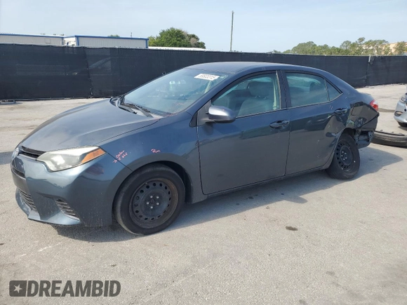 2016 Toyota Corolla L with VIN 2T1BURHE1GC744479, listed as a Copart auction lot 58803315 with 45,472 mi miles and Salvage title. Bid and sale history available at DreamBid. Image 1.