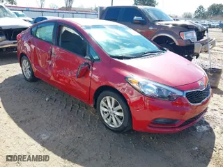 2014 Kia Forte LX with VIN KNAFX4A61E5176885, listed as a IAAI auction lot 41651277 with 76,769 mi miles. Bid and sale history available at carsss.com. Image 1.