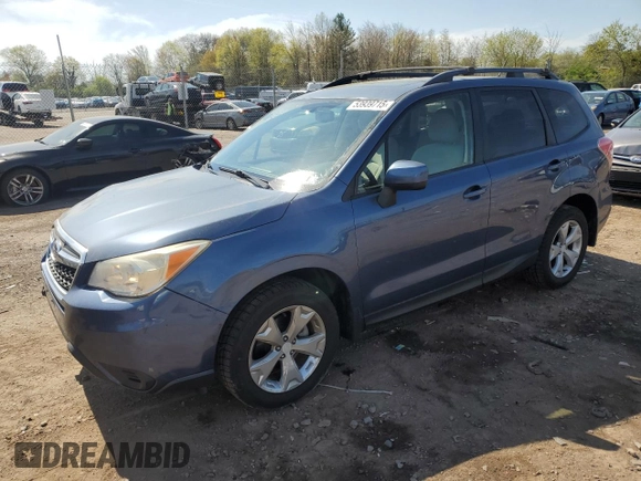 2014 Subaru Forester Premium with VIN JF2SJAGC6EH414177, listed as a Copart auction lot 53939715 with 119,015 mi miles and Salvage Title. Bid and sale history available at DreamBid. Image 1.