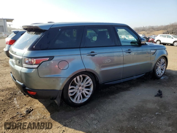 2014 Land Rover Range Rover Sport Supercharged with VIN SALWR2EF9EA336605, listed as a Copart auction lot 48947995 with 99,856 mi miles and Salvage Title. Bid and sale history available at DreamBid. Image 3.