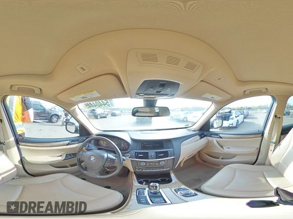 2013 BMW X3 xDrive28i with VIN 5UXWX9C5XD0A20457, listed as a Copart auction lot 54404445 with 126,295 mi miles and Salvage Title. Bid and sale history available at DreamBid. Image 14.
