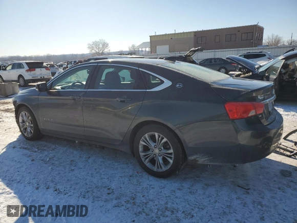 2015 Chevrolet Impala LT with VIN 2G1125S32F9248678, listed as a Copart auction lot 46180765 with 236,585 mi miles and Salvage title. Bid and sale history available at DreamBid. Image 2.