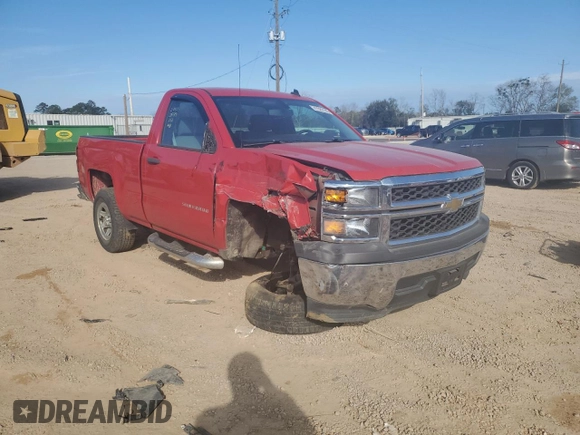 2014 Chevrolet Silverado 1500 Work Truck with VIN 1GCNCPEH1EZ408143, listed as a Copart auction lot 47083195 with 83,788 mi miles and Clean Title. Bid and sale history available at DreamBid. Image 4.