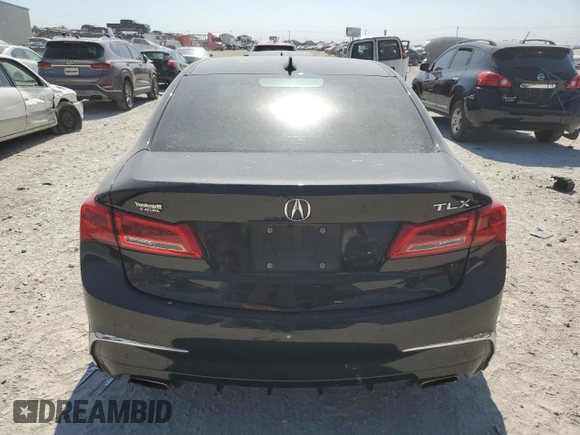 2018 Acura TLX w/Technology Pkg with VIN 19UUB2F50JA004735, listed as a Copart auction lot 75613964 with 104,890 mi miles and Clean Title. Bid and sale history available at carsss.com. Image 6.