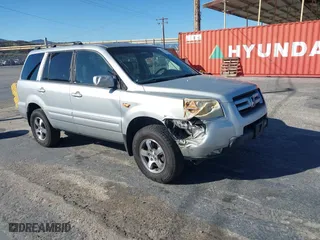 2006 Honda Pilot EX-L with VIN 5FNYF28576B044908, listed as a IAAI auction lot 41396638 with 150,540 mi miles. Bid and sale history available at carsss.com. Image 1.