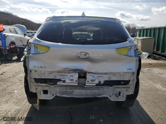 2019 Hyundai Tucson SEL with VIN KM8J3CAL8KU886968, listed as a Copart auction lot 46975995 with 77,202 mi miles and Salvage Title. Bid and sale history available at carsss.com. Image 6.