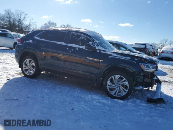 2020 Volkswagen Atlas SEL with VIN 1V2ME2CA8LC219017, listed as a Copart auction lot 87255214 with 46,857 mi miles and Salvage title. Bid and sale history available at DreamBid. Image 4.