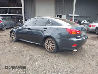 2007 Lexus IS 350 with VIN JTHBE262472012132, listed as a IAAI auction lot 42111719 with 103,663 mi miles and . Bid and sale history available at DreamBid. Image 3.