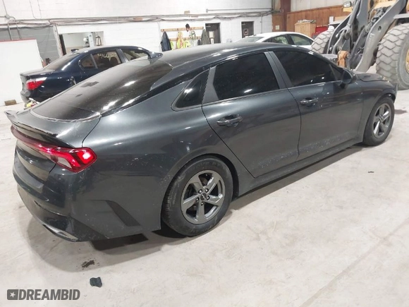 2022 Kia K5 LXS with VIN 5XXG14J28NG087977, listed as a IAAI auction lot 41678077 with 91,796 mi miles. Bid and sale history available at carsss.com. Image 4.