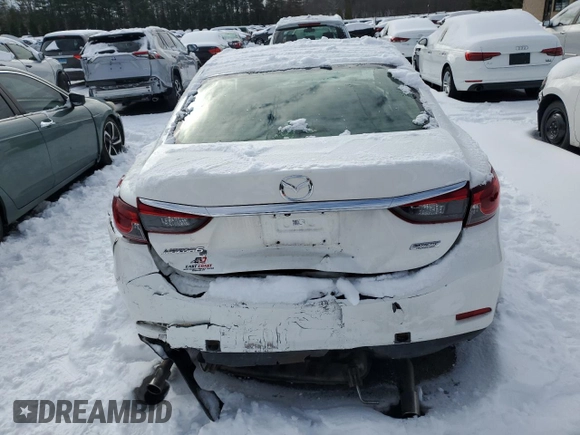 2014 Mazda Mazda6 i Touring with VIN JM1GJ1T58E1110630, listed as a Copart auction lot 43650175 with 203,425 mi miles and Salvage Title. Bid and sale history available at carsss.com. Image 6.