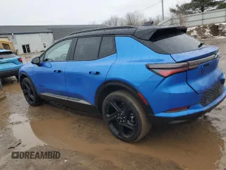 2025 Chevrolet Equinox EV RS z VIN 3GN7DSRP9SS117951, wystawiony jako Copart lot #43405775 z przebiegiem 1 784 mil mil oraz Czysty tytuł • Clean title. Historia ofert i sprzedaży dostępna na DreamBid. Obrazek 2.
