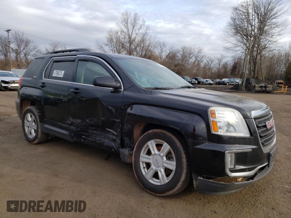 2016 GMC Terrain SLE with VIN 2GKFLTEK6G6335475, listed as a Copart auction lot 47988375 with 98,766 mi miles and Salvage Title. Bid and sale history available at DreamBid. Image 4.