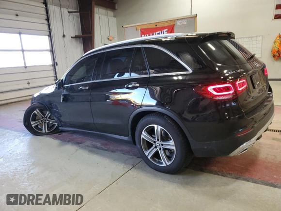 2022 Mercedes-Benz GLC 300 with VIN W1N0G8EB0NV378147, listed as a Copart auction lot 53201525 with 46,630 mi miles and Salvage Title. Bid and sale history available at DreamBid. Image 2.