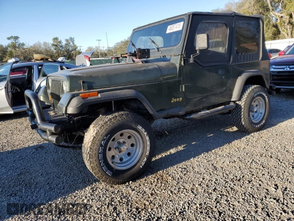 1995 Jeep Wrangler S with VIN 1J4FY19P1SP256905, listed as a Copart auction lot 46057415 with 138,212 mi miles and Salvage Title. Bid and sale history available at carsss.com. Image 1.