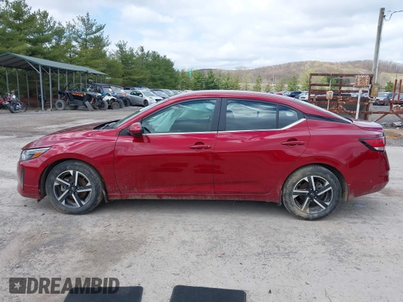 2024 Nissan Sentra SV with VIN 3N1AB8CV5RY206053, listed as a IAAI auction lot 41961946 with 10,133 mi miles and . Bid and sale history available at DreamBid. Image 14.