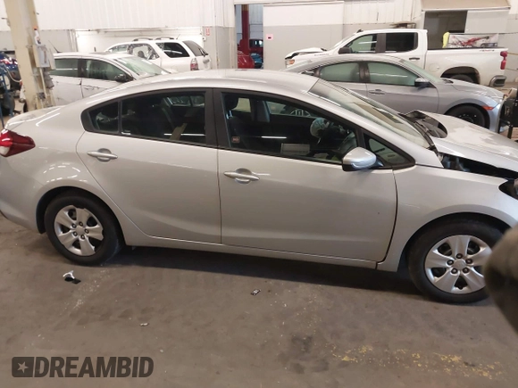 2017 Kia Forte LX with VIN 3KPFK4A73HE031494, listed as a IAAI auction lot 41669822 with 99,065 mi miles. Bid and sale history available at carsss.com. Image 14.