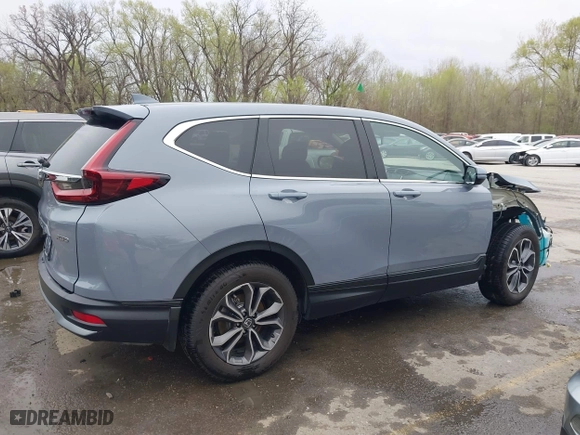 2021 Honda CR-V EX-L with VIN 2HKRW2H87MH672237, listed as a IAAI auction lot 41861474 with 33,500 mi miles. Bid and sale history available at carsss.com. Image 14.