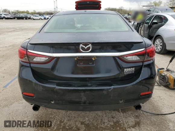 2017 Mazda 6 Grand Touring with VIN JM1GL1W51H1114366, listed as a Copart auction lot 52750715 with 79,792 mi miles and Salvage Title. Bid and sale history available at carsss.com. Image 6.