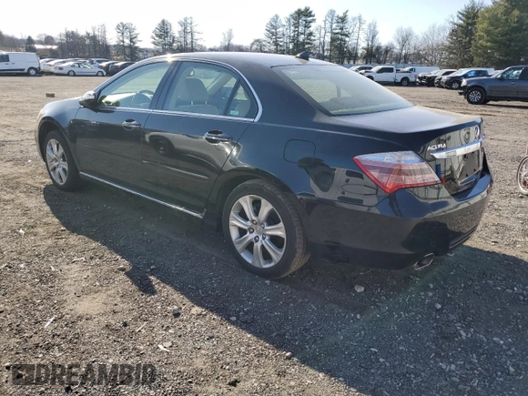 2009 Acura RL Tech Pkg with VIN JH4KB26609C002321, listed as a Copart auction lot 48279945 with 180,995 mi miles and Salvage Title. Bid and sale history available at carsss.com. Image 2.