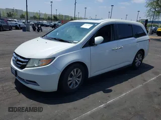 2015 Honda Odyssey EX-L with VIN 5FNRL5H62FB106545, listed as a IAAI auction lot 42115849 with 122,718 mi miles and . Bid and sale history available at DreamBid. Image 2.